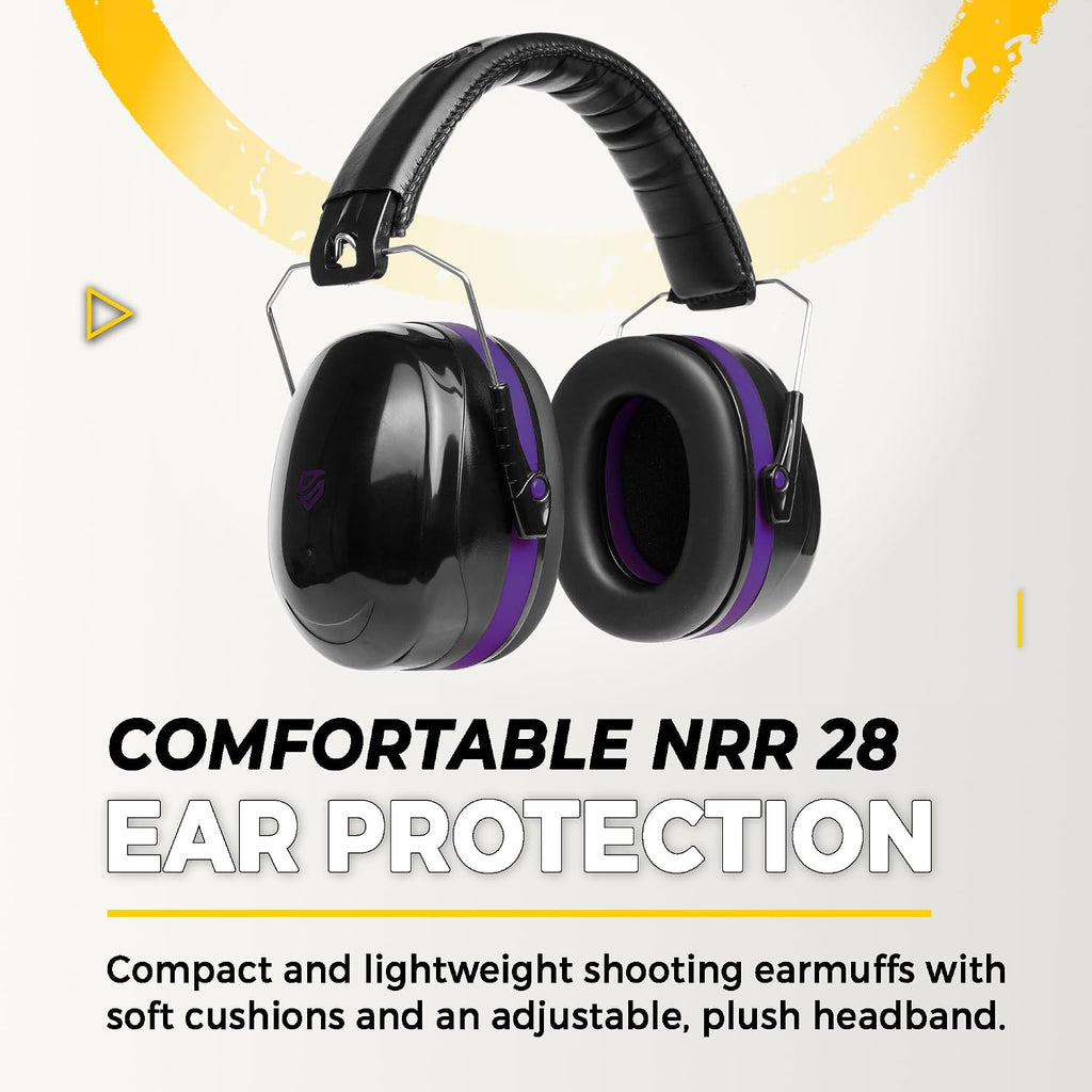 Shooting Ear & Eye Protection Kit, Combined NRR 38 | Every option stores in a hard clip-on case. You get anti-fog