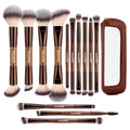 13 Pcs Foundation Makeup Brush Set With Bag, Make up Brushes, Double-End Multi Functional Makeup Brushes