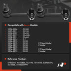 A-Premium Rear Sway Bar Link Stabilizer Bar Link, Compatible with Lexus