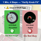 Sieri MER8800FZ5 MER8800FZ Knobs for maytag Single-Oven Electric Stove Knob