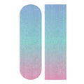 Blue Pink Gradient Skateboard Grip Tape Non Slip 33.1"x9.1" Longboard Grip Tapes Scooter Griptape Sheet Sticker