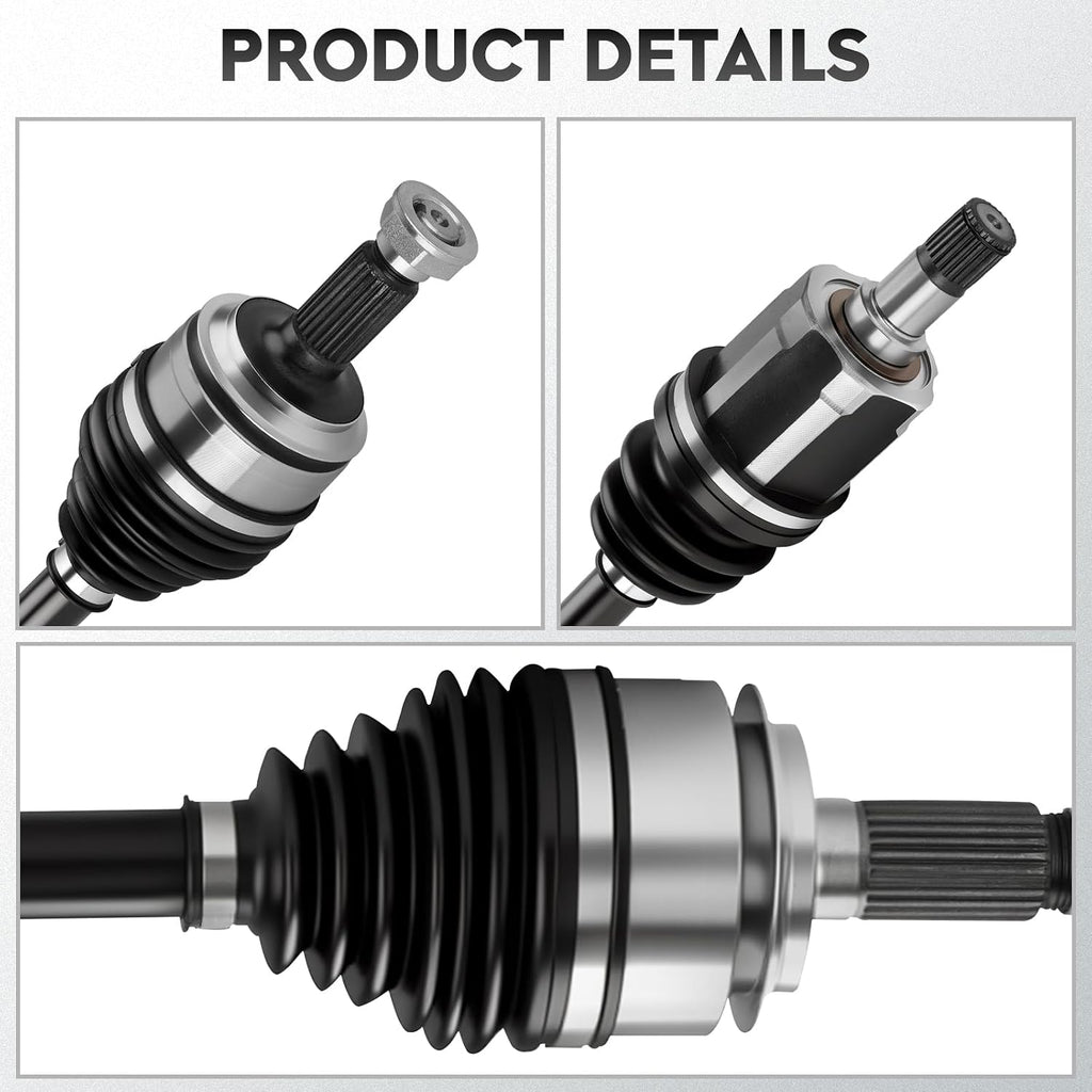 ILONPA NEW Left & Right Front CV Axle Shaft Assembly 2PCs CV Joint