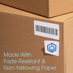 2" X 1" Matte White Printable Address Labels (30 Sheets, 1200 Labels)