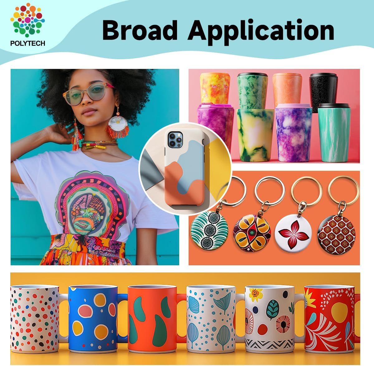 Sublimation Paper, 8.5x11, 100 Sheets, Heat Transfer Paper for All Sublimiation Blanks, For All Sublimation Printer