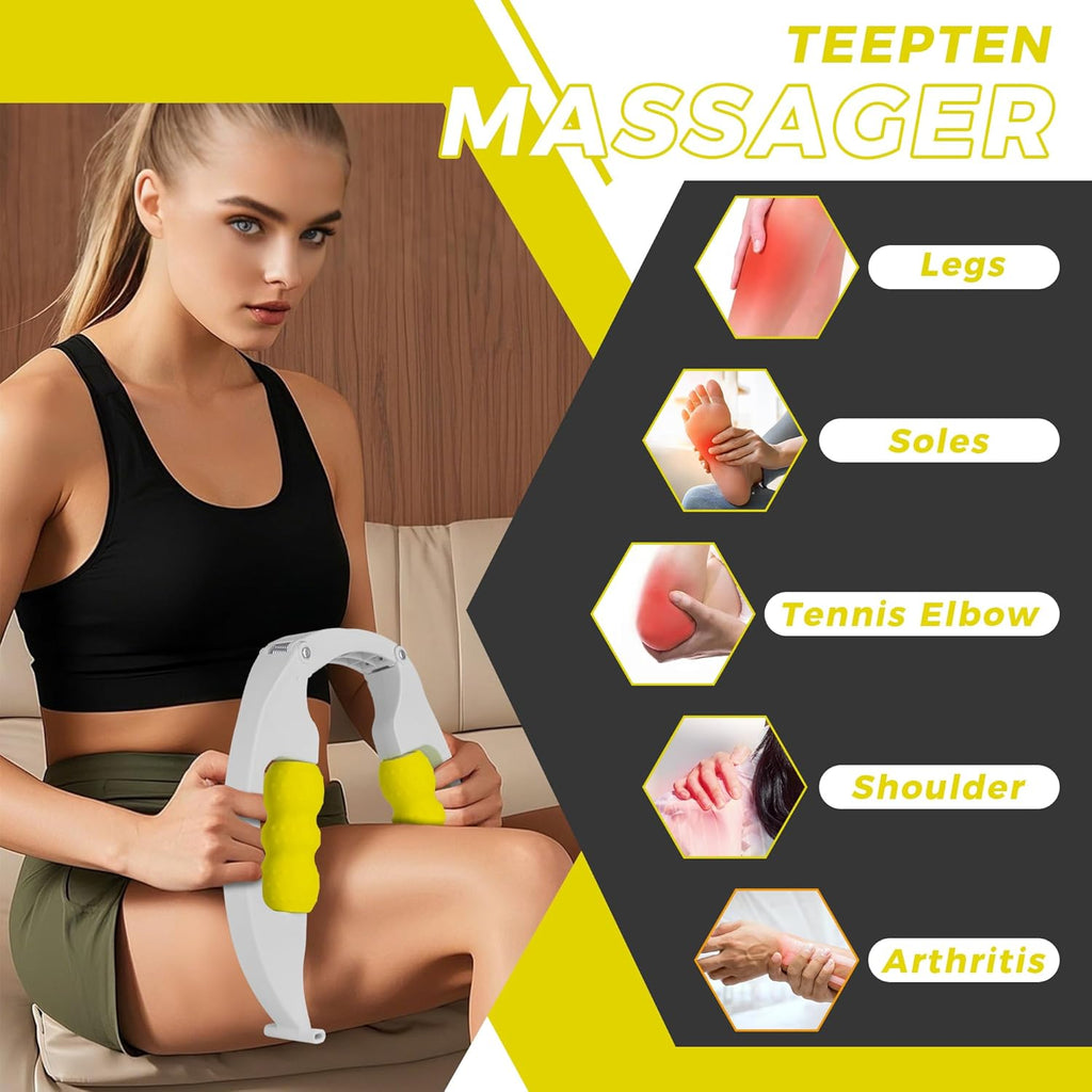 Arm Massager & Forearm Massager, Adjustable Foam Roller, Trigger Point Muscle for Calves, Tennis & Golfers Elbow Pain