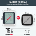 TempPro TempAir 2 Pack Digital Indoor Hygrometer Thermometer