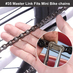 PAGOW 20pcs #35 Chain Master Link Roller, Steel Alloy Heavy Duty Connector