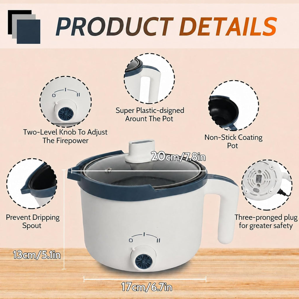 Wax Melting Pot for Candle Making, 1.8L Electric Candle Wax Melter | with Pouring Spout 90 Wicks 100 Wick Stickers 45