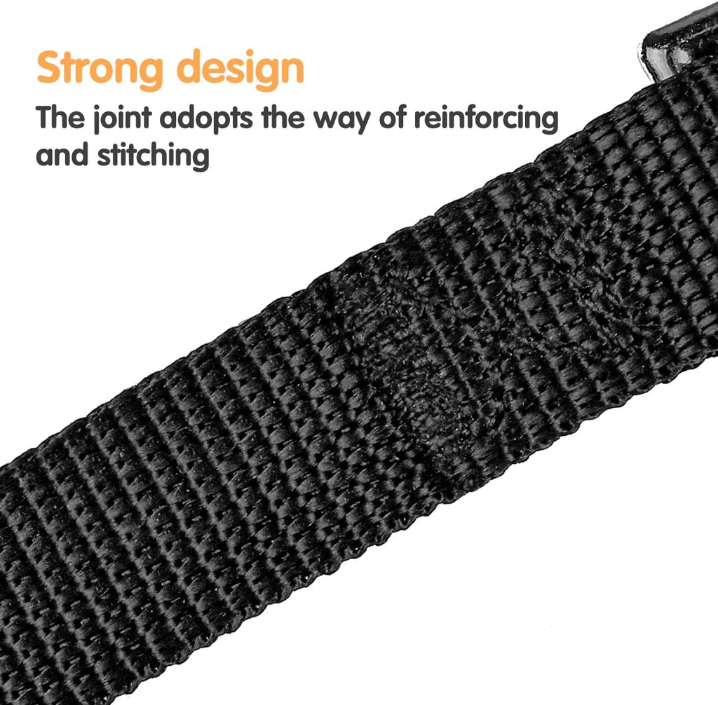 Dog/Puppy Obedience Recall Training Agility Lead-30ft,2 Packs Black