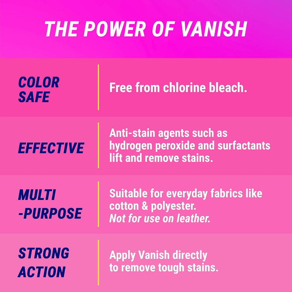 Pink Liquid Color Bleach Free Stain Remover 925ML