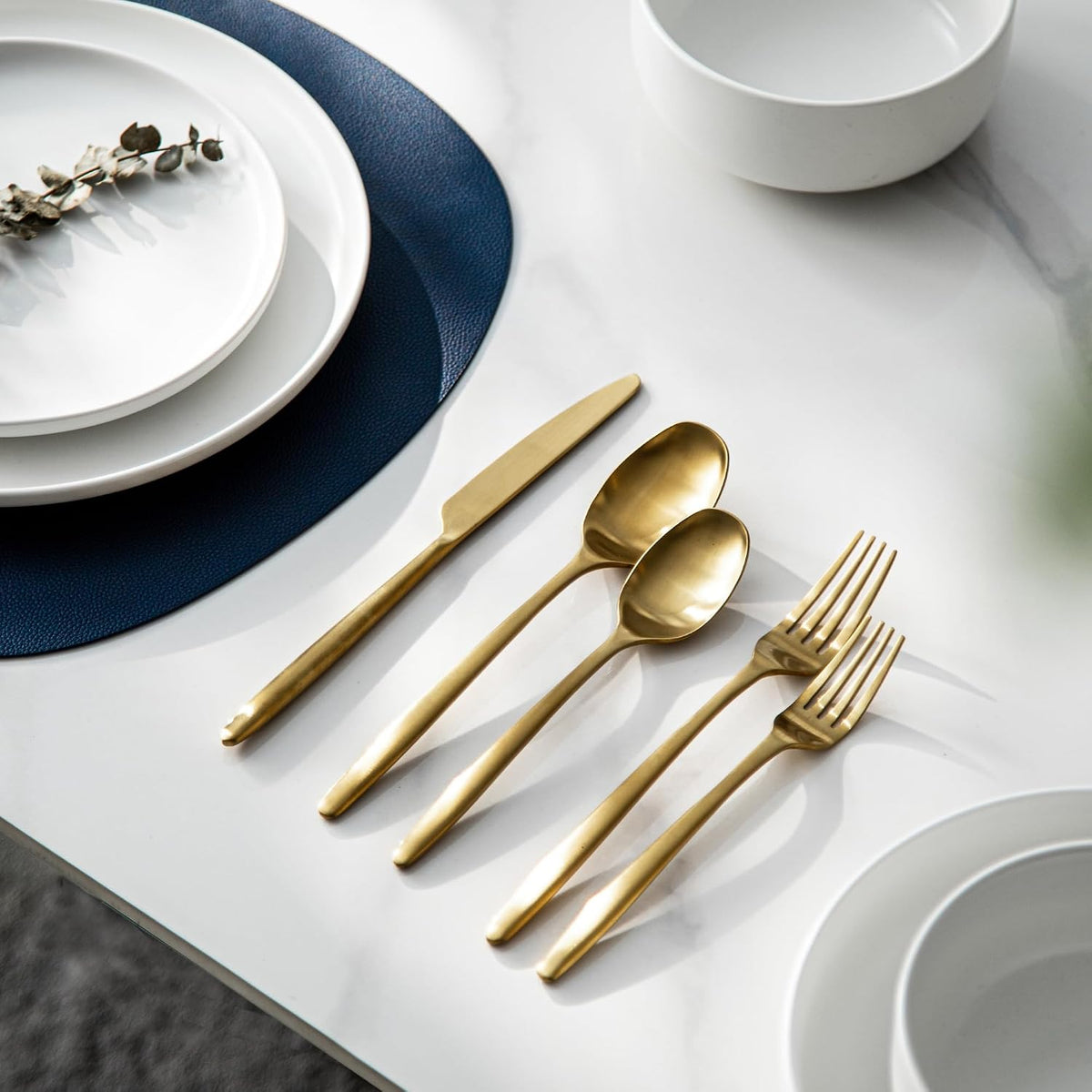 Minimalist 2.0 20-Piece Flatware Set, 18/10 Stainless Steel