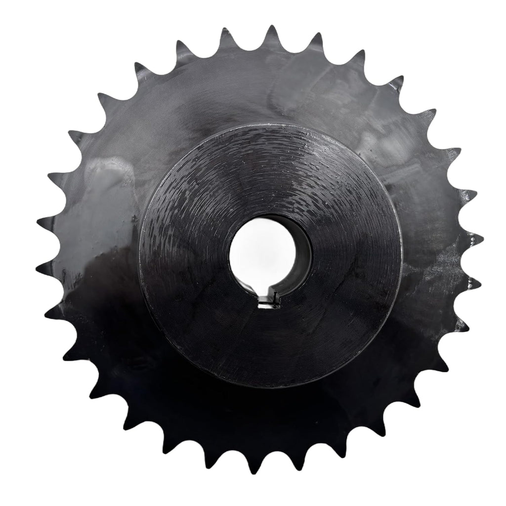 #50 Roller Chain Sprocket Type B 1 inch Bore 30 Tooth, Hardened Antirust 1045 Steel Drive Sprockets 50B30-1