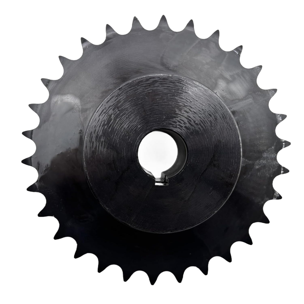 #50 Roller Chain Sprocket Type B 1 inch Bore 30 Tooth, Hardened Antirust 1045 Steel Drive Sprockets 50B30-1