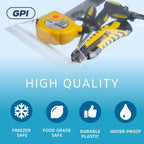 5" x 7" Zip Bags, 100 Pack, 6 Mil Extra Heavy Duty, Reclosable, GPI POLY
