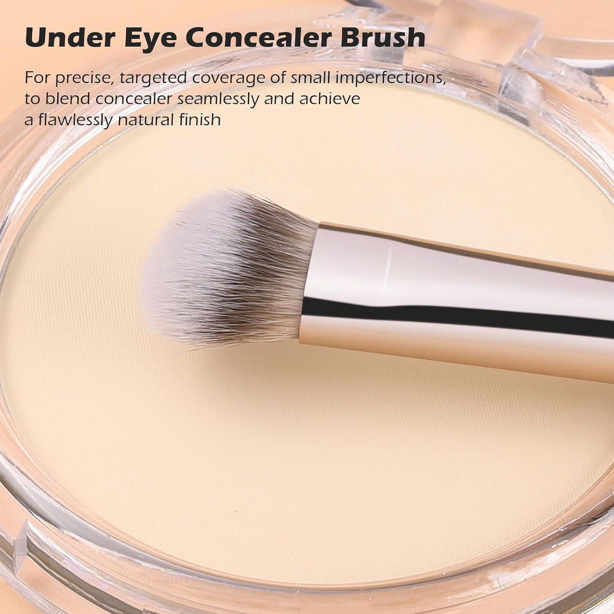 Dual-Ended Brush, Cat Paw Foundation and Under Eye Concealer Brush
