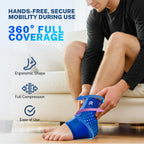 Ankle Ice Pack Wrap, Long-Lasting Cold Compression for Ankle Recovery