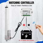 ECO-WORTHY Linear Actuator Heavy Duty 3000N/660lbs with Mounting Brackets Multi-Function (12V, 4"）