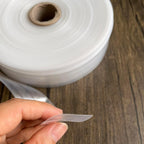4 Mil Thick 2.2lb Poly Tubing Roll 1.6"/4cm Wide for for Custom Sized Poly Bags
