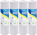 5 Micron 10"x2.5" Whole House String Wound Sediment Filter 4 Pack
