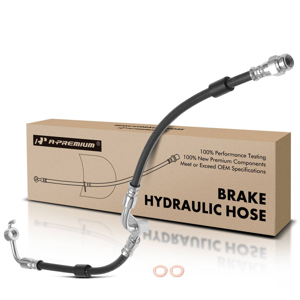 A-Premium Front Passenger Brake Hydraulic Hose Compatible with Mazda