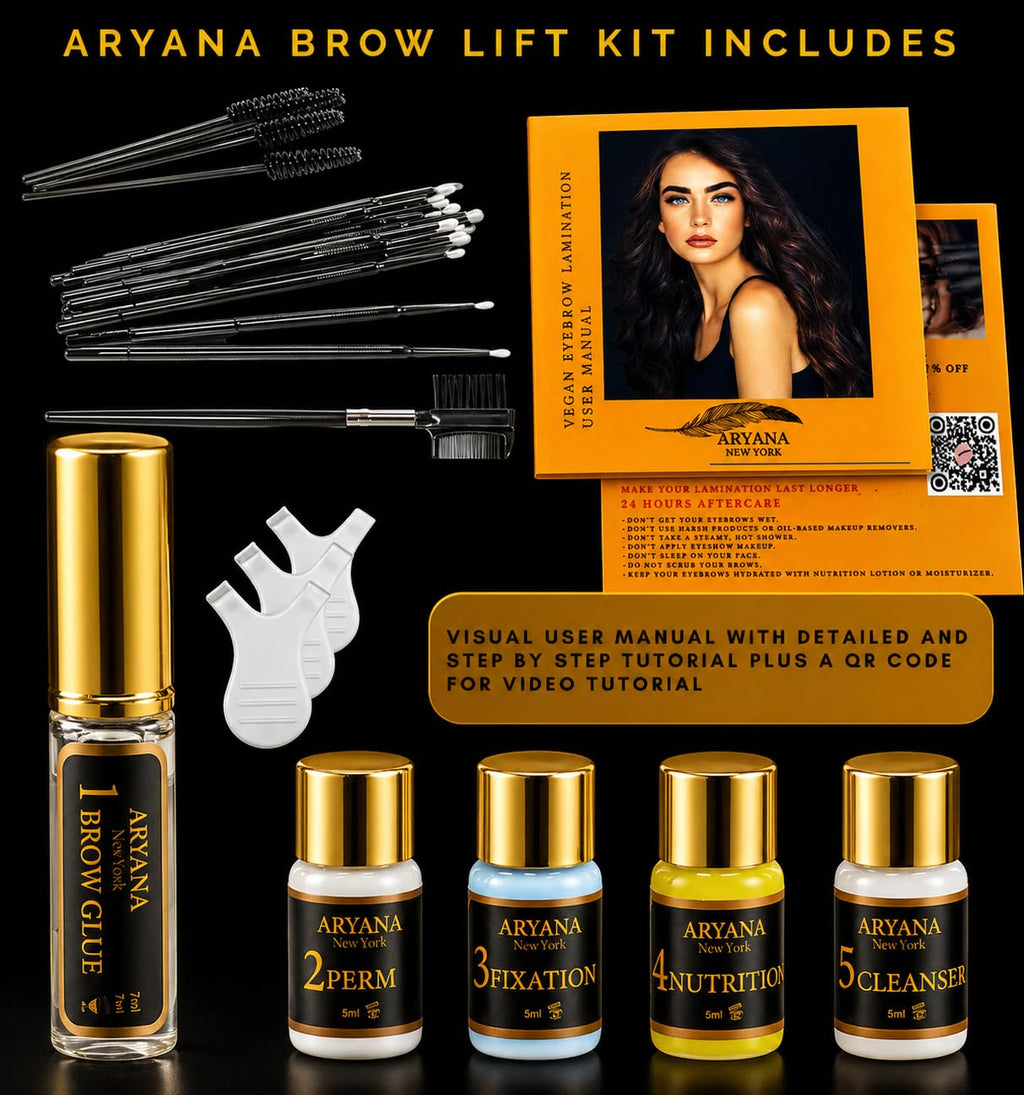 Brow Lift Kit For Eyebrow Lamination | At Home DIY Brow Lamination, Instant Professional Lift For Fuller Eyebrows