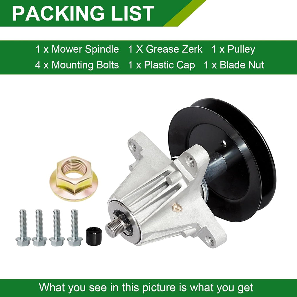 918-06978 618-06978 Spindle for Cub Cadet 54 Inch Deck 1Pack Not S‑shaft
