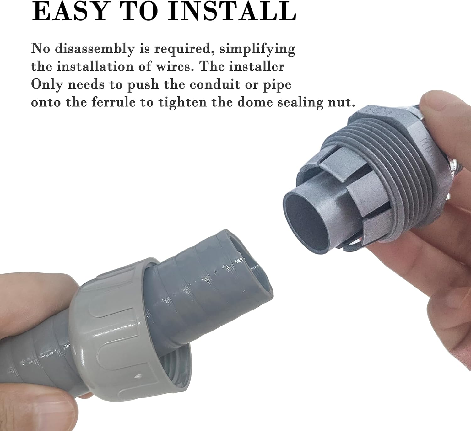 Liquid-Tight Conduit - 1/2inch 25 Foot Flexible Non Metallic Liquid Tight Electrical Conduit Kit, With 4 Straight and