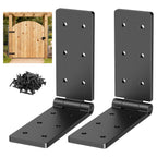 Gate Hinges,270° Solid Double Layer Butt Hinge for Gates,Fence Doors