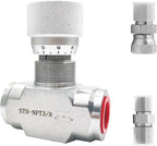 3/8" Hydraulic Adjustable Flow Control Two-way Valve