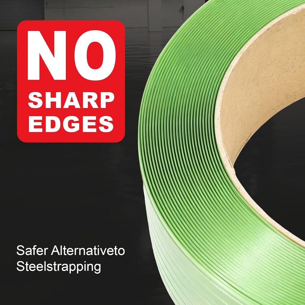 5/8" x .034" x 4265ft Polyester (PET) Strapping Roll of 16"x6" Core Size