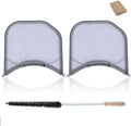 2PC Stainless Steel Dryer Lint Filter for LG DLE3050W DLE3400W DLGX3901B