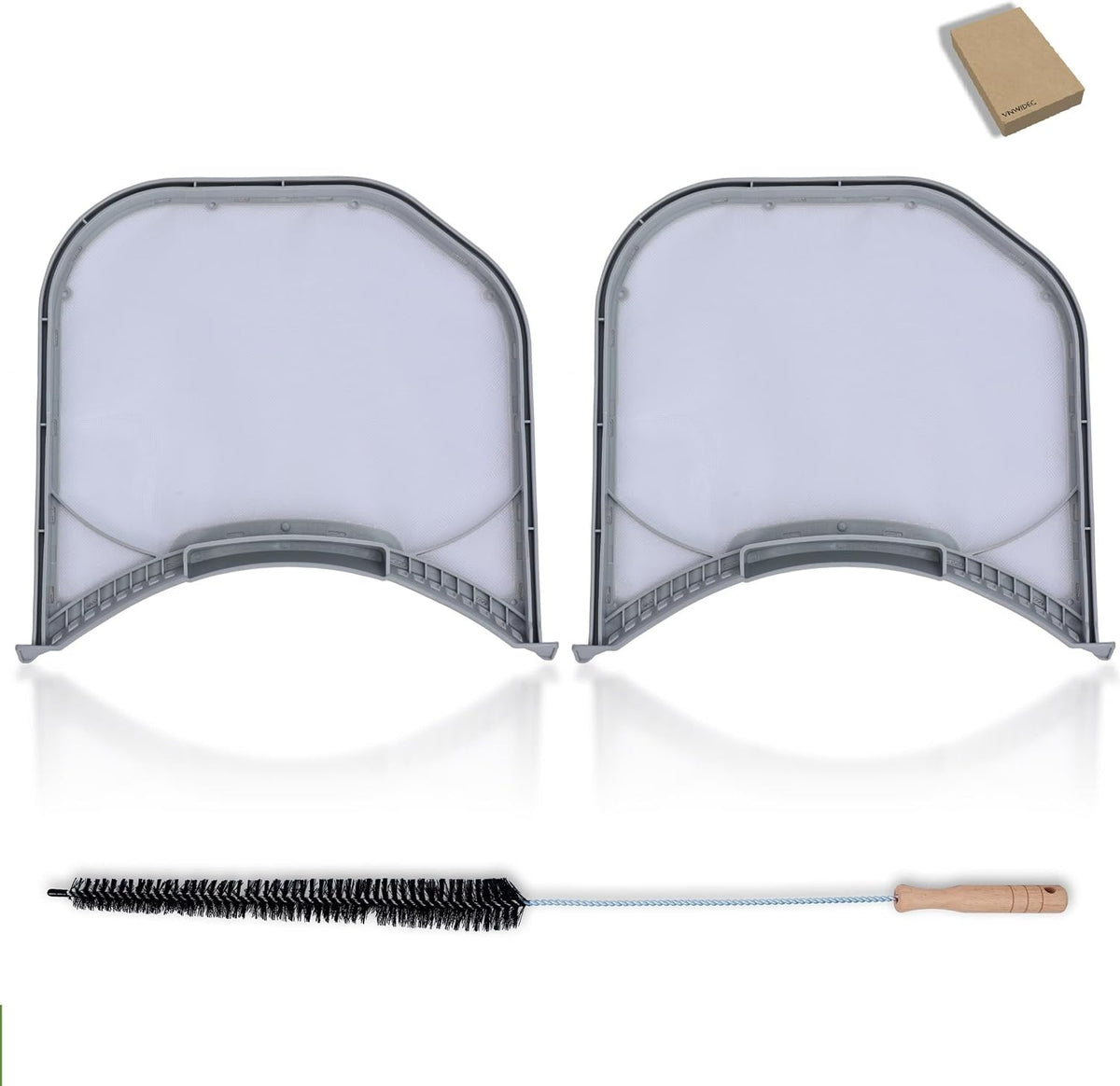 2PC Stainless Steel Dryer Lint Filter for LG DLGX3361V DLGX3361W DLGX3371V