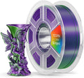 Dual Color Silk PLA Filament 1.75mm, Two-Tone Coextrusion PLA 3D Printer Filament, Shiny Color Change Finish
