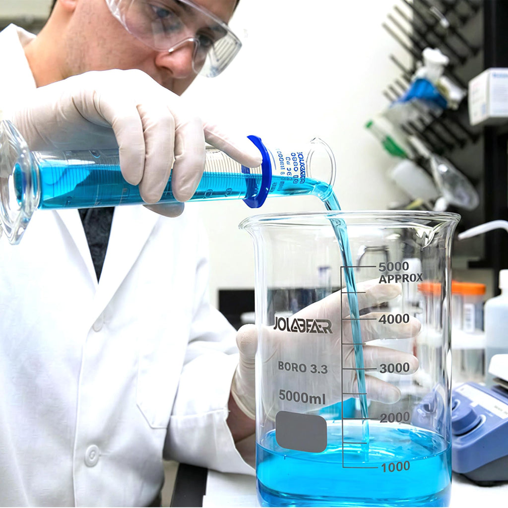 5000ml Glass Beaker, 3.3 Borosilicate Laboratory Beaker