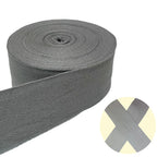 Deep Gray 2''Cotton Herringbone Twill Tape 15Yds Binding Trim