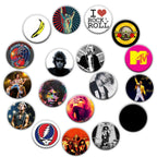 Music Punk Rock Band Button Pin Set(18 Pack,1.5 INCH)