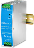 EDR-120-24 Din Rail Power Supply,120W 24V 5A AC to DC Converter