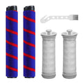 SaferCCTV Replacement Filter Compatible with Tineco A10 A11Hero/Master Vacuum Cleaner, Soft Roller Brush Compatible with Tineco Vacuum Cleaner Head, 2Pack Pre Filter with 2Roller Brush, Cleaning Brush