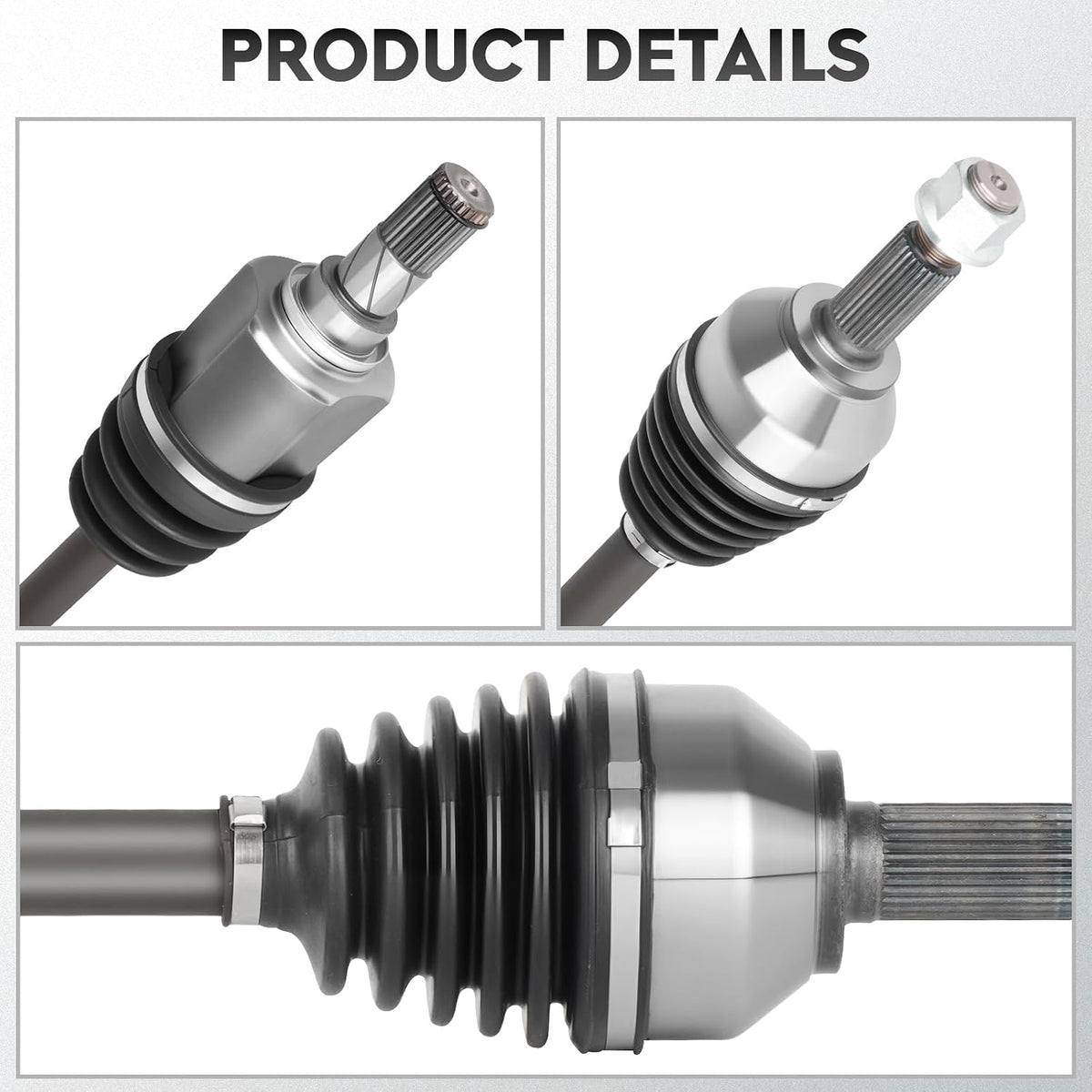 ILONPA NEW Left & Right Front CV Axle Shaft Assembly 2PCs CV Joint