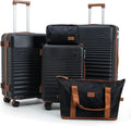Luggage Sets 5 Piece, Suitcases with Wheels, Hardshell Suitcase Set, ABS Carry on Luggage Set with TSA Lock, Travel