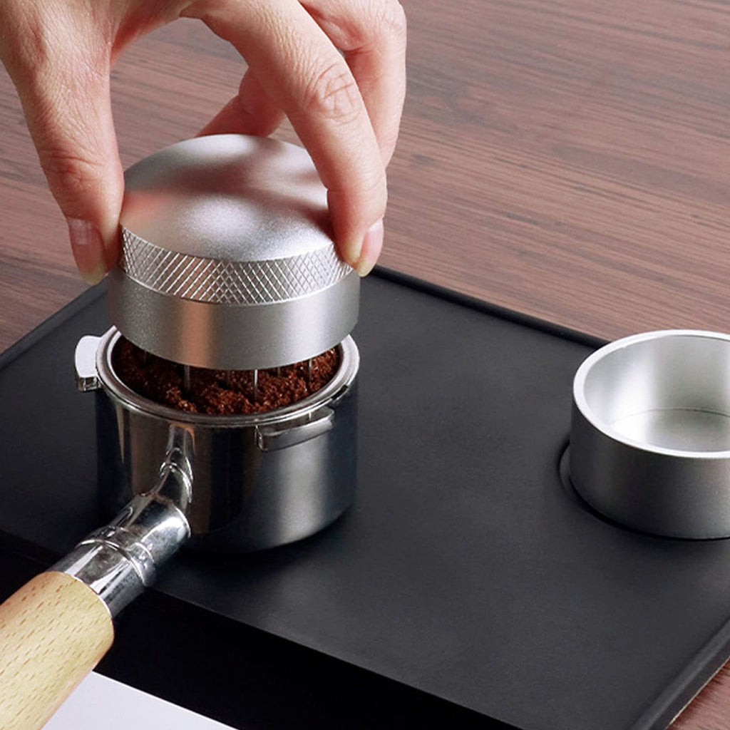 Espressoes Distribution Tool, Coffee Needle Distributor With Base Hand Coffee Stirrer for Home Office Coffee Lovers Gift (51mm)