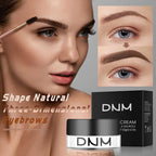 Eyebrow Pomade Kit with Dual-ended Eyebrow Brush, Water and Stain Resistant High Pigment Pomade, Corrects Brow
