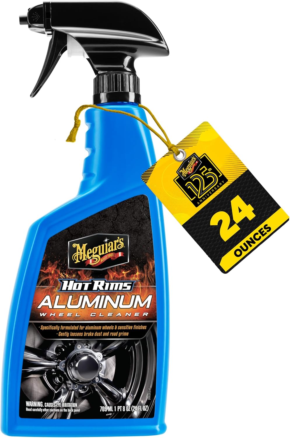 Hot Rims Aluminum Wheel Cleaner -24 Oz Spray | Wheel & Tire Cleaner ,Removes Brake Dust, Road Grime and Dirt, Safe