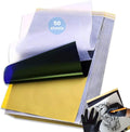 Tattoo Transfer Paper - Autdor 50 Sheets A4 Thermal Stencil Paper for Tattooing DIY Clear Tattoo Stencils Compatible