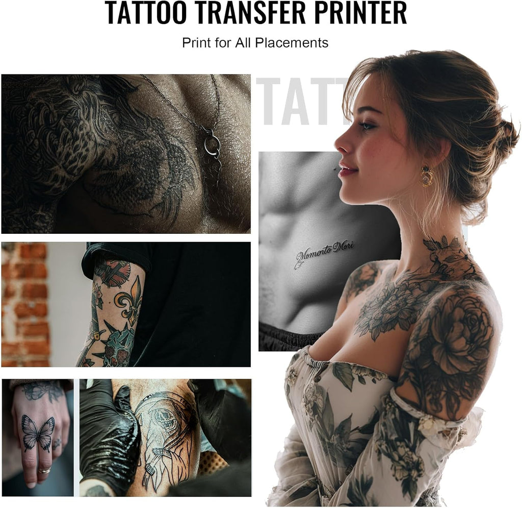 2026 New 2 in 1 Tattoo Stencil & Document Printer, Wireless Bluetooth Thermal Printer - HD Fast Transfer, Portable