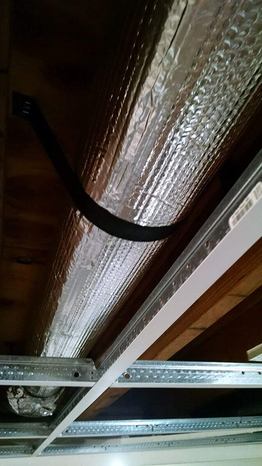 Insulation DBFF R8, Silver Reflective Bubble Roll, 2FT X 20FT, 40 sq ft, Polyethylene, Aluminum