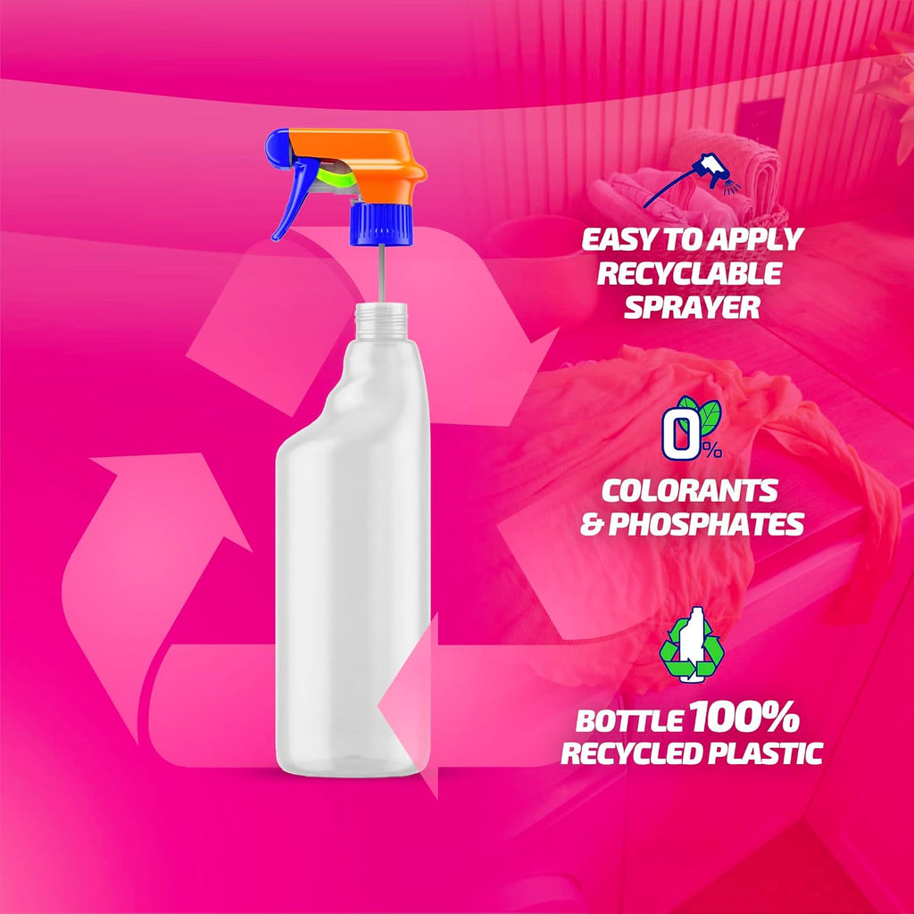Total Stain Remover & Odor Neutralizer – Bleaching-Agents-Powered Laundry Pre-Wash Spray for Tough Stains and Odors