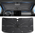 2026 Upgraded Windshield Sun Shade Umbrella [7-Layer Vinyl Coating Heat Shield] Foldable Front Window Sunshade