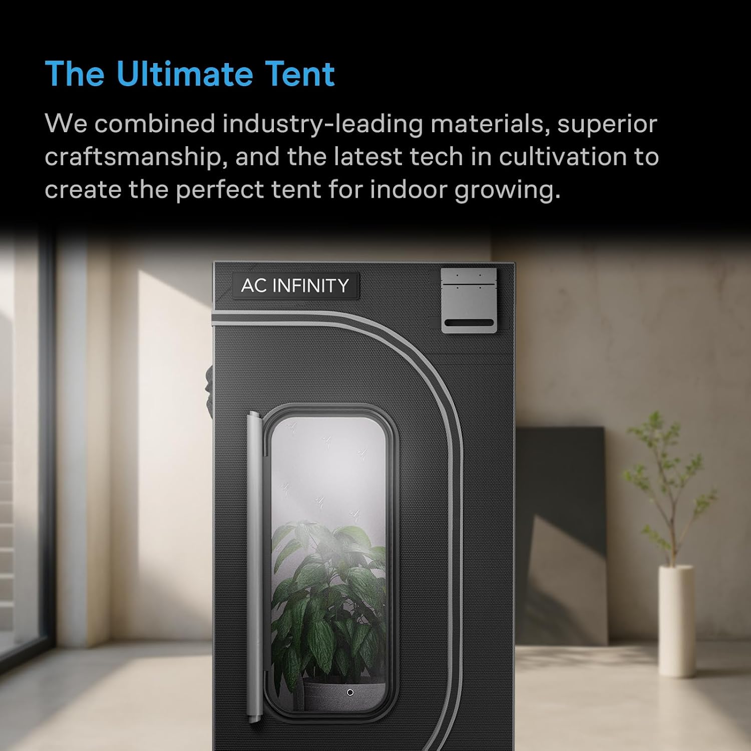 CLOUDLAB 894, Advance Grow Tent 8x4, Thickest 1 " Poles. | 2000D Mylar Canvas, Lab-Tested Highest Reflectivity