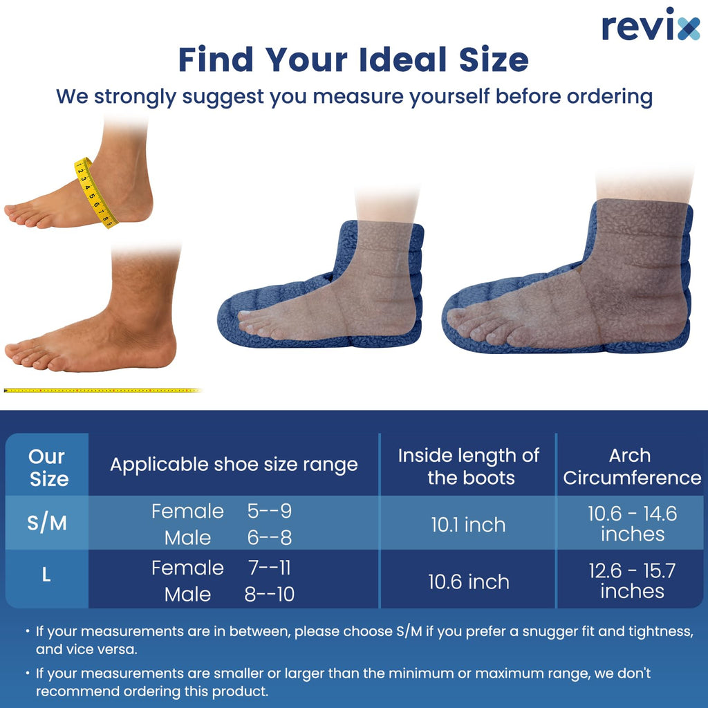 Microwavable Booties for Cold Feet, Heated Slippers, Navy L